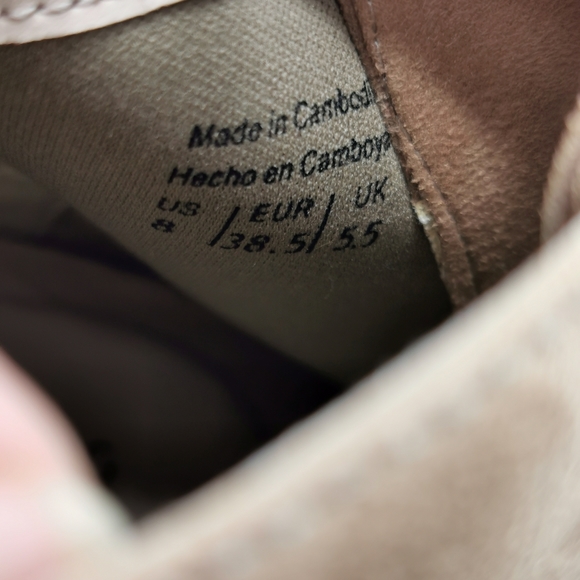 SIZE 8 Call it SPRING Boots, Soft Tan, Ankle Boots NWOT - Picture 5 of 10